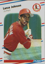 1988 Fleer Baseball Cards      037      Lance Johnson RC